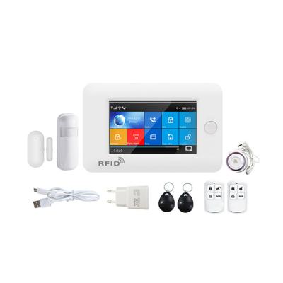 China IOS& Android factory supply TFT touch screen wifi gsm alarm system controller by security easy app for sale