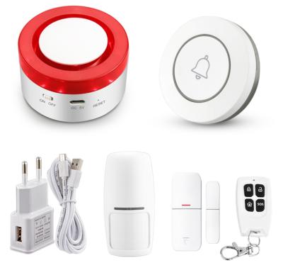 China Smart Wifi Siren Alarm Based on TUYA Smart Home Platform with Low-Battery Detection for sale