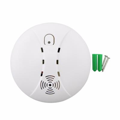 China Hot Selling Wireless Smoke Detector, 433MHz EV1527 Fire Alarm Smoke Sensor with 9V Battery HAK-SD-422R for sale