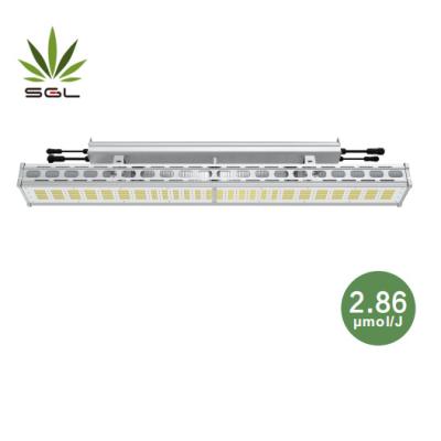 China Seed Starting Newest High Energy Saving PPFD 2.86umol/s 400W/550W /700W Greenhouse Led Growing Light For Hobby Grower for sale