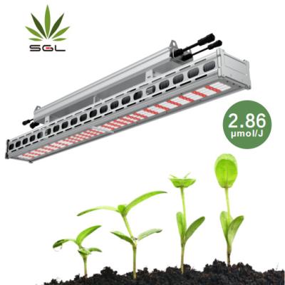 China Seed Starting New Model Robust Design 400W/550W /700W Greenhouse Led To Grow Light Bar For Commercial Horticulture for sale