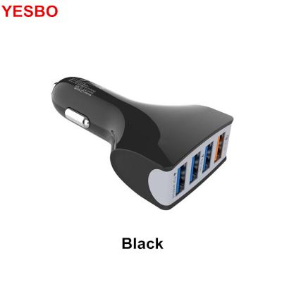 China Free Shipping Mobile Phone Fast Charging Four Port USB Car Charging and Micro Data Cable Portable Travel Charging Suit for sale