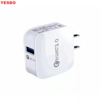 China Free Shipping QC 3.0 Travel Charger USB Wall Charger OEM Home Quick Charging Quick Charger Mobile Phone US EU AU Plug Charging USB Charger for sale