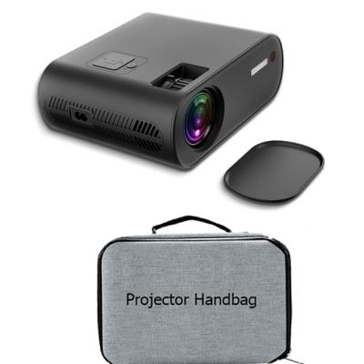 China Short Support 3D 1080P LED Mini Projector Portable Outdoor Projector Home Theater Projector Mini Beamer Handbag Video Smart Throw for sale