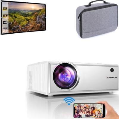 China Pico Cheerlux Mini 1080P HD Supported Wifi Portable Projector Outdoor Movie Projectors With 100 Inch Screen And Beamer Bag for sale