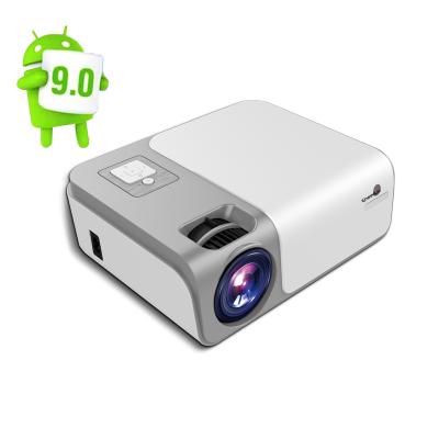 China 3D Ready High Quality Smart Projector Android 9.0 4K 1080P Home Theater 4000 Lumens Video Projector for sale