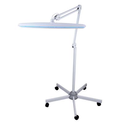 China 9503LED-FS2 24W LED Desk Standing Floor Lamp with 5 Wheels Rolling Base, Highly Adjustable Desk/Work Light for sale