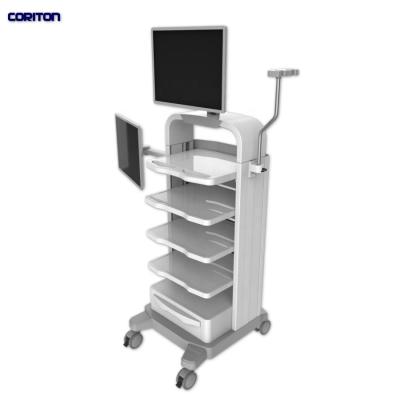 China China Shenzhen Traditional Multi Function Endoscope Trolley Hospital Surgical Instrument Storage Aluminum Alloy Trolley For Endoscope for sale