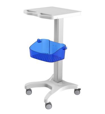 China Modern Fixed Height ECG Trolley, Medical Hospital ECG Laptop Trolley ABS/PC Trolley for sale