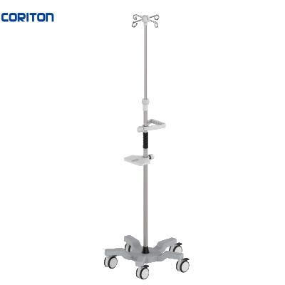 China Fully Collapsible Modern Standzo IV, Glucose and Saline Rack - Atractive Look, Four Wheel Saline Rack for sale