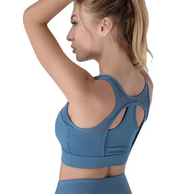 China Antibacterial Women Sports Bras For Women Fitness Clothing Bras Wholesale Workout Yoga Sports Bra High Impact for sale