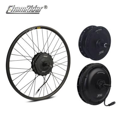 China ChamRider 36V 48V 250W 350W 500W 1000W 1500W electric wheel bike motor 36V 350W 250W brushless single wheel hub motor geared for sale