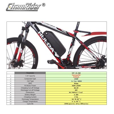 China Electric bike 52V 18.6AH lithium ion battery for ebike Bafang electric bicycle and scooter18650 cells eBike battery pack electric 52V for sale