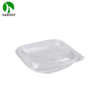 China Disposable Octagon 750ml Plastic Container Disposable Food Packaging for sale