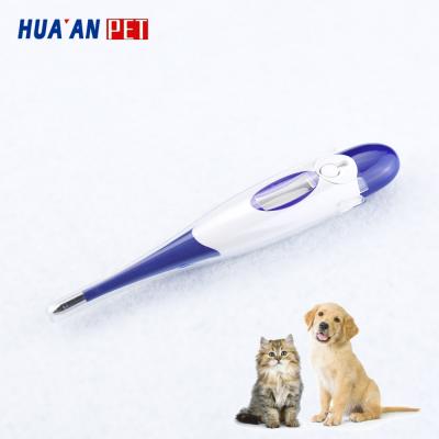 China Reading Pet Quick Health Care Thermometer Waterproof Veterinary Dog Cat Thermometer With Flexible Tip for sale