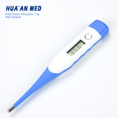 China HUA'AN MED Digital Clinical Thermometer First Aid Plastic CE Kit Rectal Body Temperature Measuring Oral Thermometer for sale