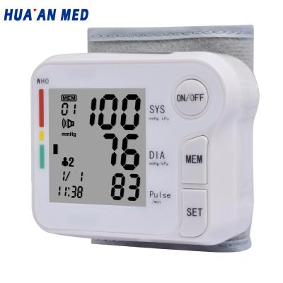 China Medical Medical Exam Household OEM Score Digital Bp Wrist Band Blood Pressure Monitor With LCD Display for sale