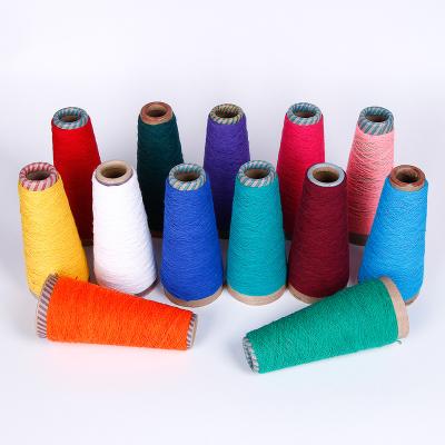 China Sustainable regenerated blended open end recycled cotton and polyester socks yarn knitting and yarn weaving netting for sale