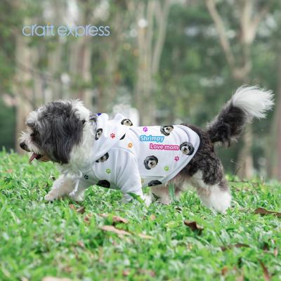 China BestSub Good Quality Viable Wholesale Custom White Sublimation Masks Polyester Various Sizes Pet Hoodie for sale