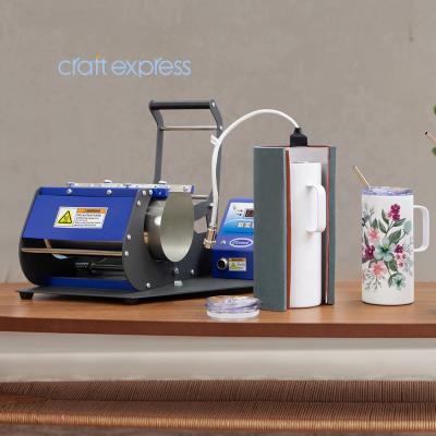 China Wholesale Tumbler Express Home Use Craft Transfer Machine Digital Sublimation Printing Mug Press For Lean 20oz Tumbler for sale