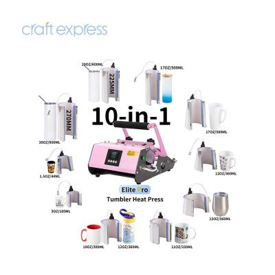 China Sublimation Printer Craft Express Sublimation Print Transfer 10 Into Cricut Pro Ceramic Tumbler Heat Press 1Elite Mug Wine Sublimation Mugs Machine for sale