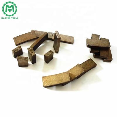 China Sharp And Long Tooth Diamond Segment Stone Cutting Basalt Cutting for sale