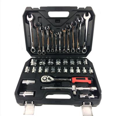 China Auto Repair Tools The Quality 37pcs Socket Wrench Tool Kits Thumb Wrench Socket Set 1/2