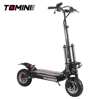 China Fashionable Tomini Thunder Electric Scooter 5600w 11inch Big Wheels Electric Scooters for sale