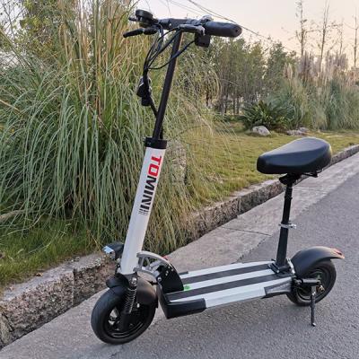 China Tomini Zhejiang CE 2 seat urban electric scooter 10 inch E scooter 36 Volt unisex power scooter en15194 for sale