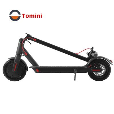 China Outdoor Sports Tomini 8.5 Inch E-mobility 350W Motor Cheap Kick Folding Adult Electric Scooter for sale