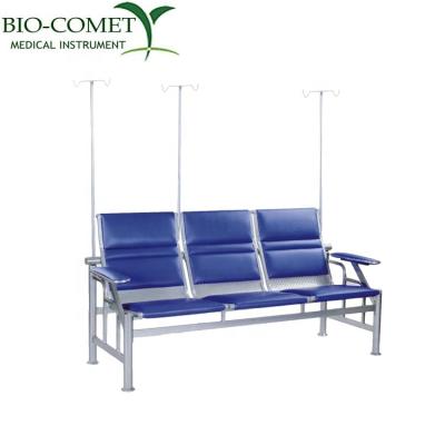 China Metal Hospital Furniture Clinic Equipment Metal Infusion Chairs BC0918-70 for sale