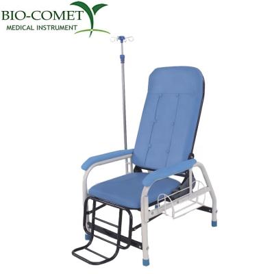 China Hospital Clinic Hospital Furniture Clinic Equipment Metal Stainless Steel Infusion Chair BC0918-69 for sale