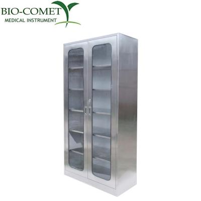China Hospital Furniture Clinic Equipment Stainless Steel Instrument Cabinet BC0918-75 Biocomet for sale
