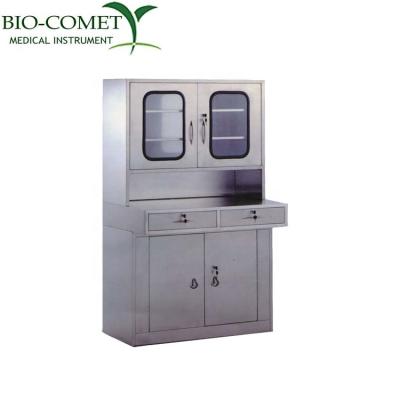 China Hospital Hospital Furniture Clinic Equipment Stainless Steel Instrument Cabinet BC0918-77 for sale