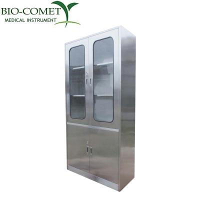 China Hospital Furniture Clinic Equipment Stainless Steel Instrument Cabinet BC0918-76 Biocomet for sale