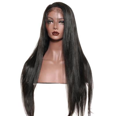 China Long Virgin Human Hair Full Lace Body Wave Transparent Lace Wig Raw Indian Straight Unnoticeable Overnight Wig Seller Directly for sale