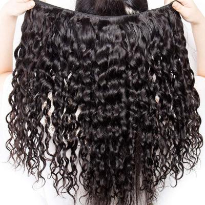 China Wholesale Raw Curly Curl Cuticle Aligned Human Hair 100 Virgin Brazilian Remy Hair Mink Hair Straight 3 Bundles With Lace Frontal Closure for sale