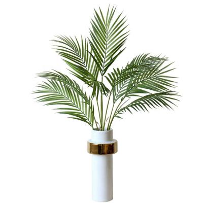 China Supplier Eco-Friendly Palm Leaf Products Factory Artificial Palm Leaves For Indoor Outdoor Decoration for sale