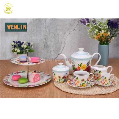 China Viable Morocco 36pcs 47pcs Dinner Set with Christmas Porcelain Dishes Supermarket Restaurant Living Home Products for sale