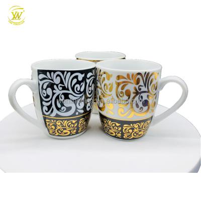 China Sustainable style 120ML 200ML luxury jarra golden cup coffee and tea designs for beverage items for sale