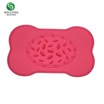 China Viable Silicone Pet Bowl , Pet Food Bowl Silicone Pet Slow Feeder for sale