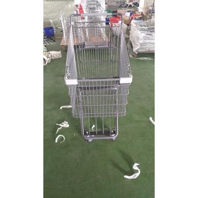 China Hot Selling Folding American Style 240L Shopping Trolleys Trolley, Supermarket Multifunctional Shopping Trolley for sale