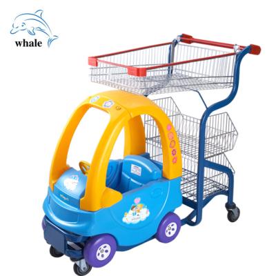 China Unveiling Child Shopping Cart Supermarket Children's Trolley for sale