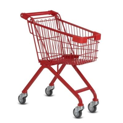 China Unveil Supermarket Equipment Mini Child Kids Metal Shopping Trolley for sale