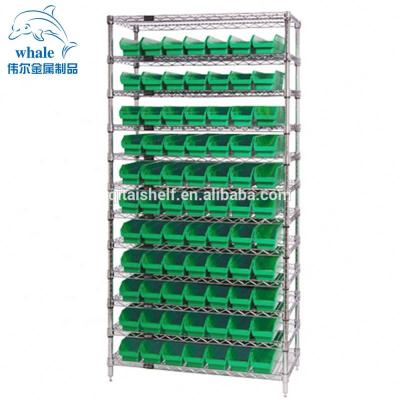 China Sustainable NSF and ISO Certified Reliable Steel Wire Grid Shelving Storage Racks Commercial Shelving for sale