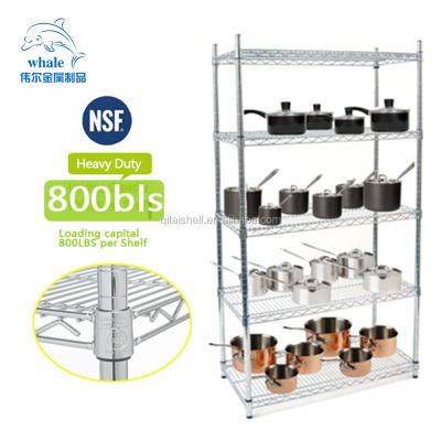 China NSF and ISO Viable CERT Restaurant Kitchen Stainless Steel Shelves for sale