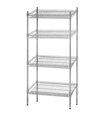 China NSF Sustainable & ISO Approved Chrome Plated 4 Tier 18