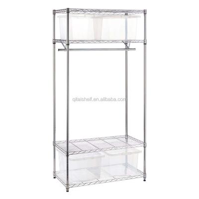 China High Quality Eco - Friendly Hanger Stainless Steel / Chrome Clothes Drying Hanging Rack for sale