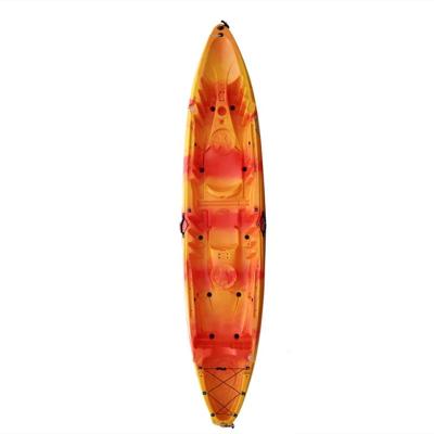 China LLDPE Different Colors 3.1-4m Water Play Entertainment Drop Point Kayak 2 Person For Drifting Offshore Waters for sale