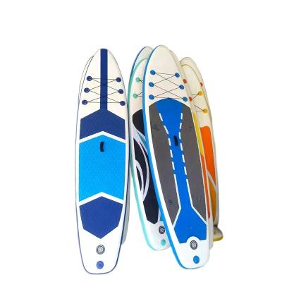 China New And Luxury Absorbent Inflatable Surfboard 1 Person Stand Up Surf Boarding For Water Play Equipment for sale